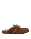 Janet & Janet Woman Mules & Clogs Brown Size 8 Soft Leather In Brown