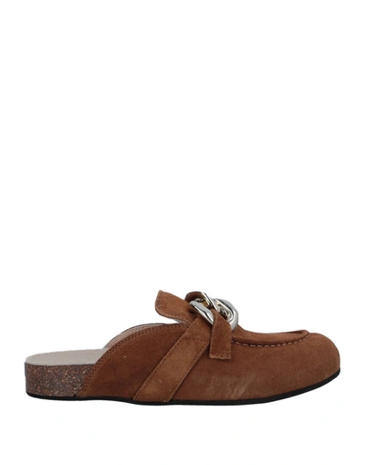 Janet & Janet Woman Mules & Clogs Brown Size 8 Soft Leather