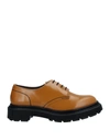Adieu Lace-up Shoes In Ocher