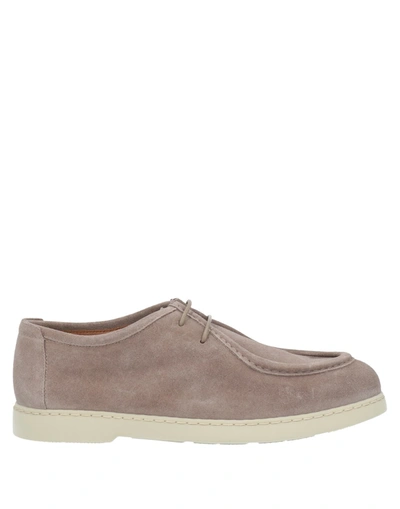 Doucal's Lace-up Shoes In Beige