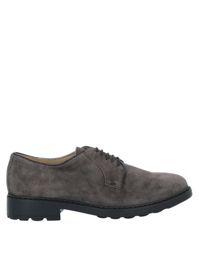 A.testoni Lace-up Shoes In Grey