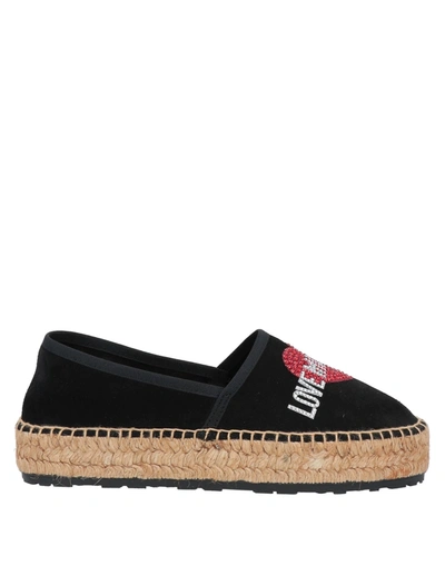 Love Moschino Espadrilles In Black