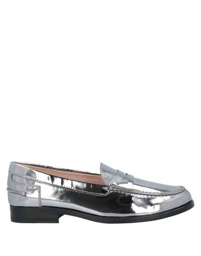 Tod's Loafers In Silver