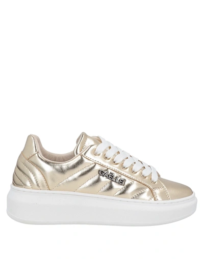 Gaelle Paris Sneakers In Gold