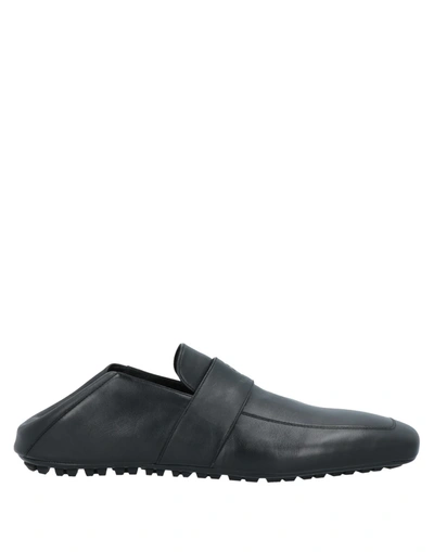 Balenciaga Loafers City Leather In Black