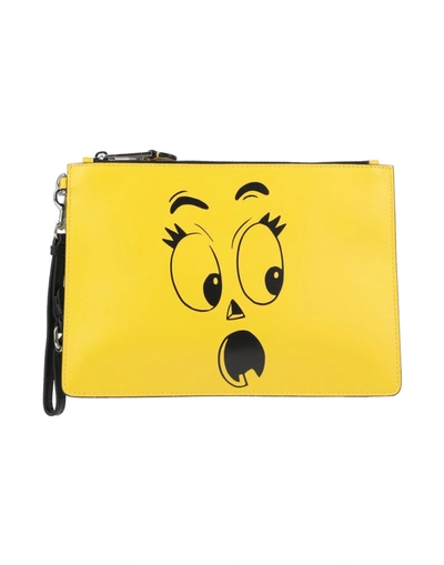 Moschino Handbags In Yellow