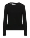 EVEN IF EVEN IF WOMAN SWEATER BLACK SIZE S MERINO WOOL, VISCOSE, CASHMERE, TEXTILE FIBERS,14178487KB 4