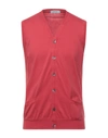 Alpha Studio Cardigans In Red