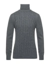 Giulio Corsari Turtlenecks In Grey