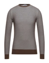 Gran Sasso Sweaters In Brown