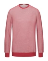 Gran Sasso Sweaters In Brick Red