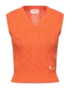 Vicolo Sweaters In Orange
