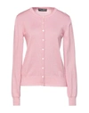 Dolce & Gabbana Solid Knit Cardigan In Pink