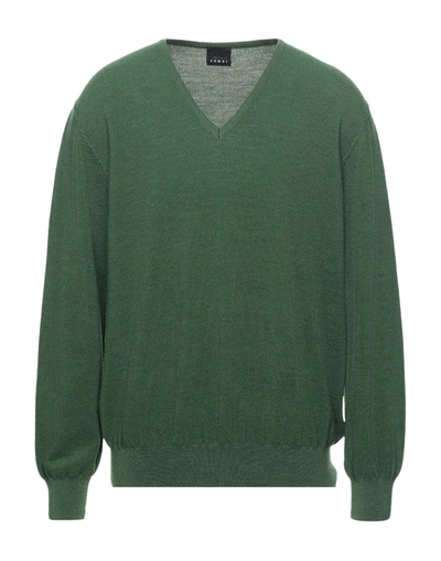 Andrea Fenzi Sweaters In Military Green