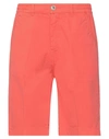 Re-hash Re_hash Man Shorts & Bermuda Shorts Orange Size 30 Cotton, Elastane