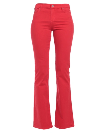 Armani Exchange Jeans In Red
