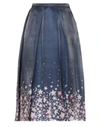 Elisabetta Franchi Midi Skirts In Blue