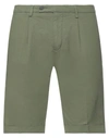 Michael Coal Man Shorts & Bermuda Shorts Military Green Size 31 Cotton, Linen, Elastane