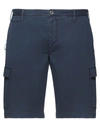 Pt Torino Man Shorts & Bermuda Shorts Midnight Blue Size 30 Cotton, Elastane