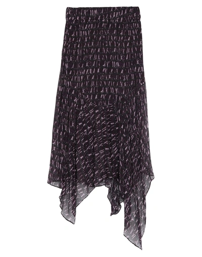 Isabel Marant Étoile Midi Skirts In Purple