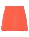 Valentino Mini Skirts In Orange