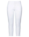 Pt Torino Woman Pants Mauve Size 8 Viscose, Cotton, Silk, Elastane In White