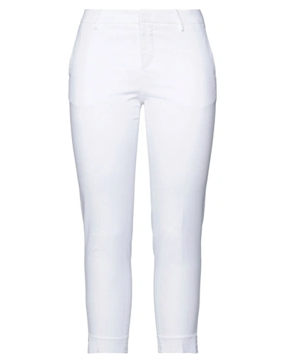 PT TORINO PT TORINO WOMAN PANTS WHITE SIZE 6 COTTON, LYOCELL, ELASTANE,13667735SQ 6