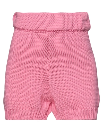 Vicolo Woman Shorts & Bermuda Shorts Light Purple Size Onesize Cotton, Polyamide In Purple