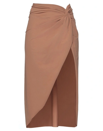 Chiara Boni La Petite Robe Midi Skirts In Brown