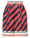 Elisabetta Franchi Woman Shorts & Bermuda Shorts Red Size 8 Polyester