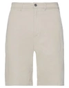 Department 5 Man Shorts & Bermuda Shorts Beige Size 33 Cotton, Elastane