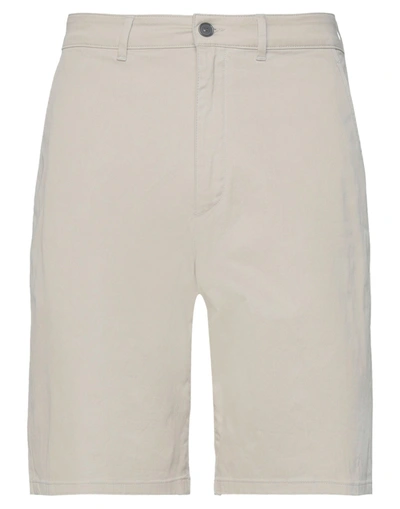 Department 5 Man Shorts & Bermuda Shorts Beige Size 33 Cotton, Elastane