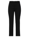 Theory Treeca Virgin Wool Flannel Cropped Pull-on Pants In Black