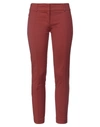 Patrizia Pepe Pants In Brick Red