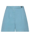Massimo Alba Shorts & Bermuda Shorts In Pastel Blue
