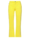 Love Moschino Jeans In Yellow