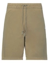 Champion Man Shorts & Bermuda Shorts Military Green Size S Cotton