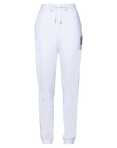 Armani Exchange Pants In White