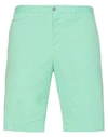 Pt Torino Man Shorts & Bermuda Shorts Light Green Size 44 Cotton, Elastane