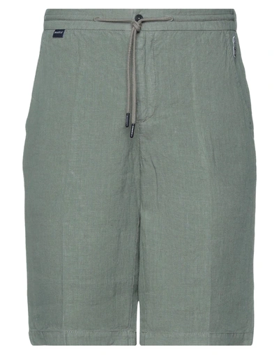 04651/a Trip In A Bag Man Shorts & Bermuda Shorts Military Green Size M Linen