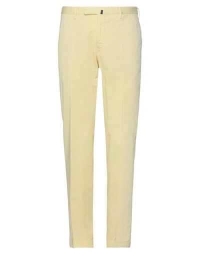 Incotex Pants In Light Yellow