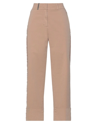 Peserico Pants In Beige