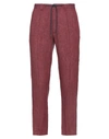 Barba Napoli Pants In Maroon