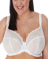 Elomi Full Figure Charley Stretch Lace Bra El4382, Online Only In White