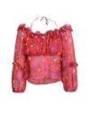 TOPSHOP TOPSHOP WOMAN TOP RED SIZE 10 POLYESTER,12675833XM 8