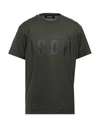 Dsquared2 T-shirts In Green