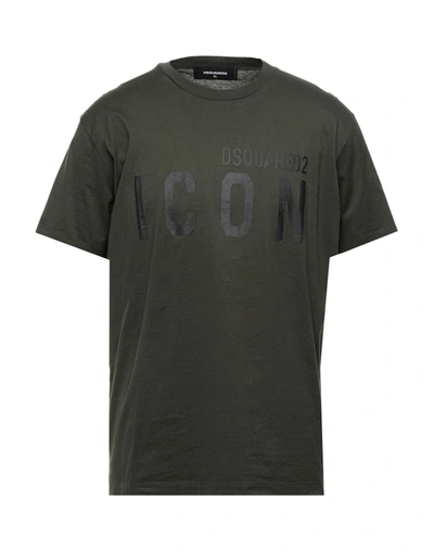 Dsquared2 T-shirts In Green