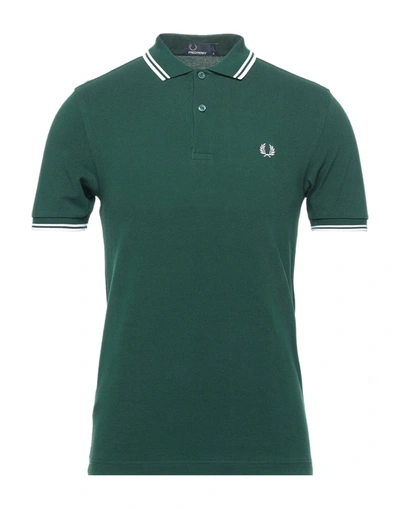 Fred Perry Polo Shirts In Green