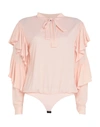 Marc Ellis Blouses In Blush