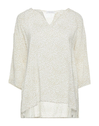 Le Tricot Perugia Blouses In Beige